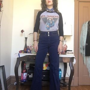 70s Style ‘Bottoms Up’ Bell Bottom Jeans